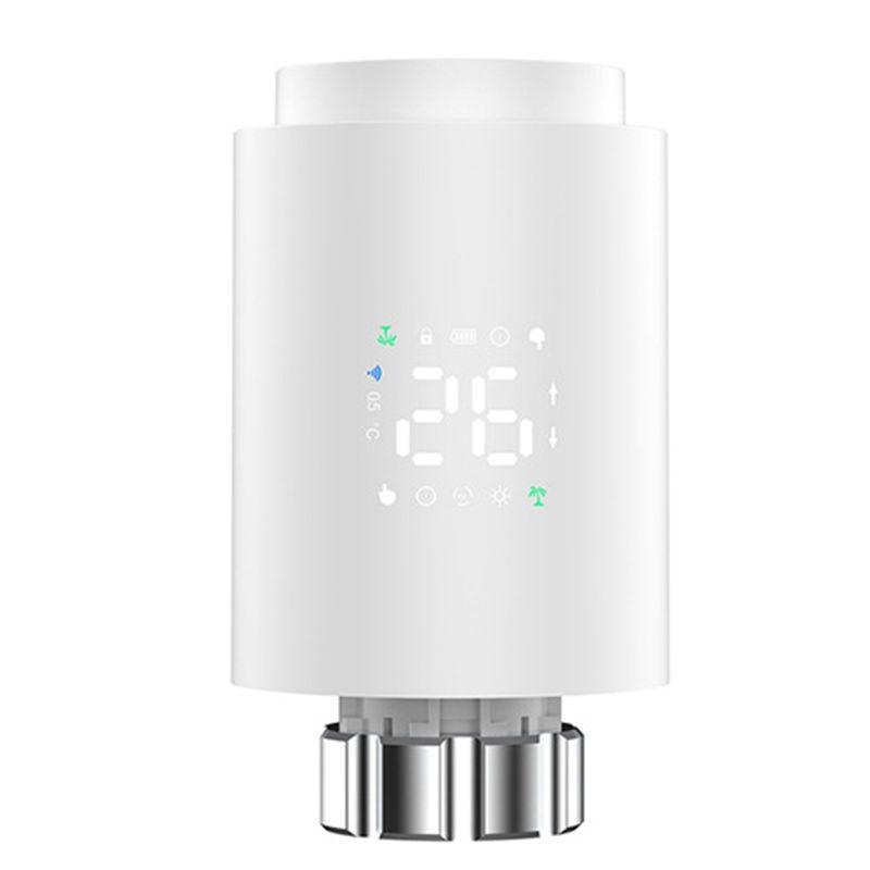 AEE4-Tuya Zigbee Smart Radiator Actuator TRV Programmable Thermostatic Radiator Valve App Remote Temperature Controller белый
AEE4-Tuya Zigbee Smart Radiator Actuator TRV Programmable Thermostatic Radiator Valve App Remote Temperature Controller белый