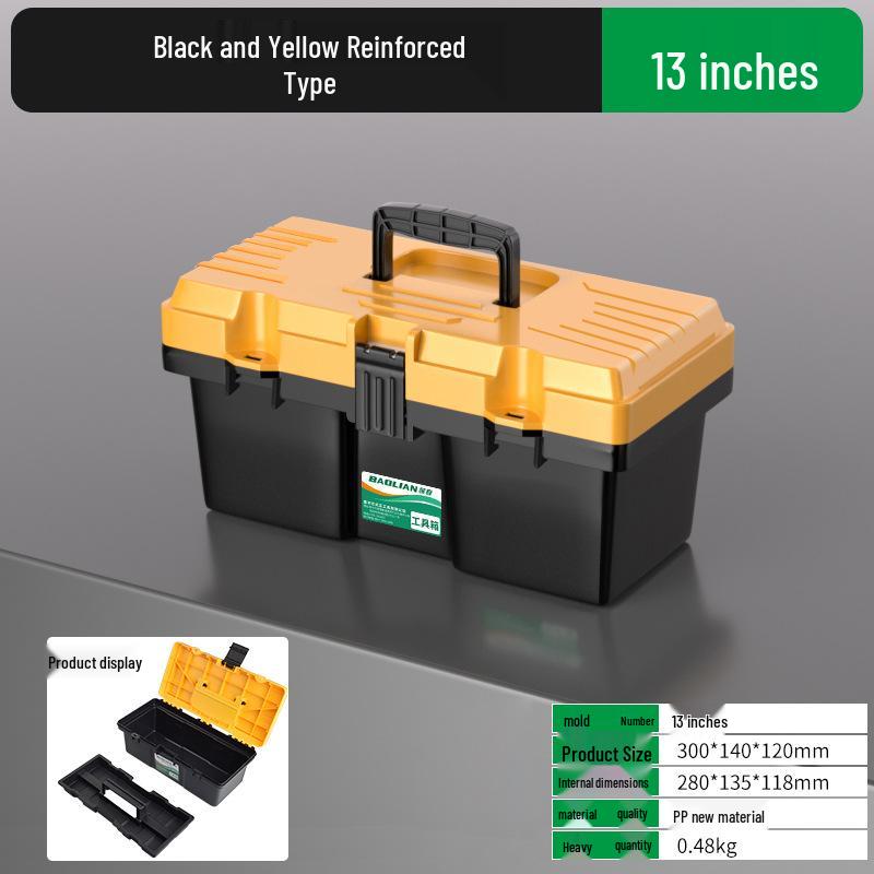 Large Industrial Grade Multi-functional Hardware Storage Box - Drop-resistant, Thickened, Handheld Electrician Tool Box for Household Maintenance
Large Industrial Grade Multi-functional Hardware Storage Box - Drop-resistant, Thickened, Handheld Electrician Tool Box for Household Maintenance