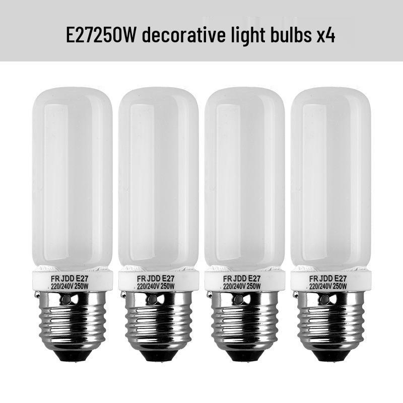 8K Gold Shell E27 Base 150W/250W Decorative Light Bulb, Pack of 4 - Photography Studio Flash Lamp
8K Gold Shell E27 Base 150W/250W Decorative Light Bulb, Pack of 4 - Photography Studio Flash Lamp