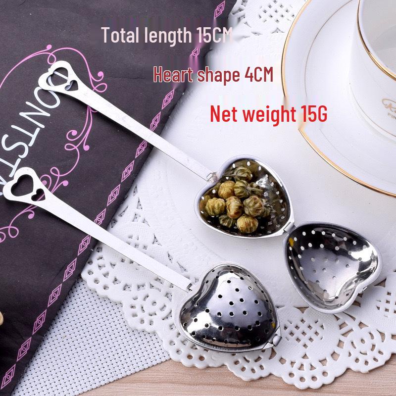 Stainless Steel Tea Infuser & Strainer Set with Love Handle
Stainless Steel Tea Infuser & Strainer Set with Love Handle