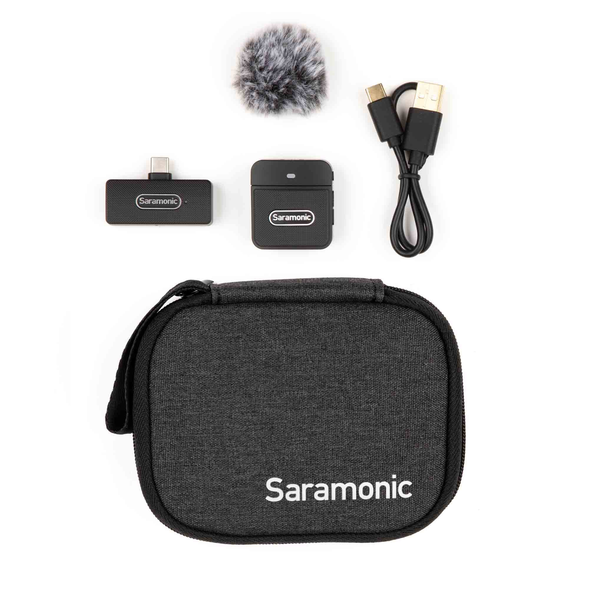 Saramonic Saramonic wireless microphone system x output terminal receiver x Black 2.4G ultra-compact (transmitter 1, USB-C 1) Blink100-B5
Saramonic Saramonic wireless microphone system x output terminal receiver x Black 2.4G ultra-compact (transmitter 1, USB-C 1) Blink100-B5