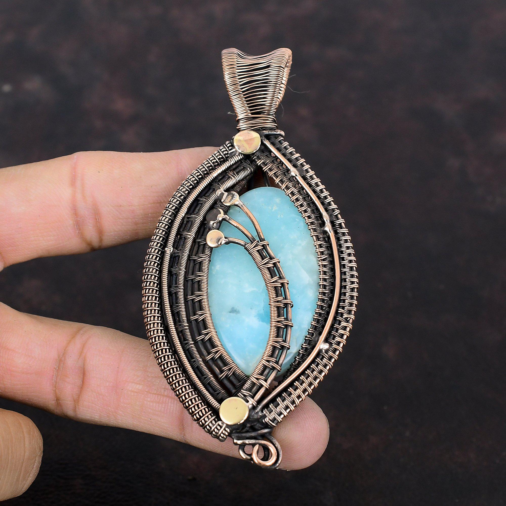 Hemimorphite Pendant Copper Wire Wrapped Jewelry Genuine Gemstone Pendant Handmade Wire Pendant Copper Pendant For Gift Wire Wrapped Pendant
Hemimorphite Pendant Copper Wire Wrapped Jewelry Genuine Gemstone Pendant Handmade Wire Pendant Copper Pendant For Gift Wire Wrapped Pendant