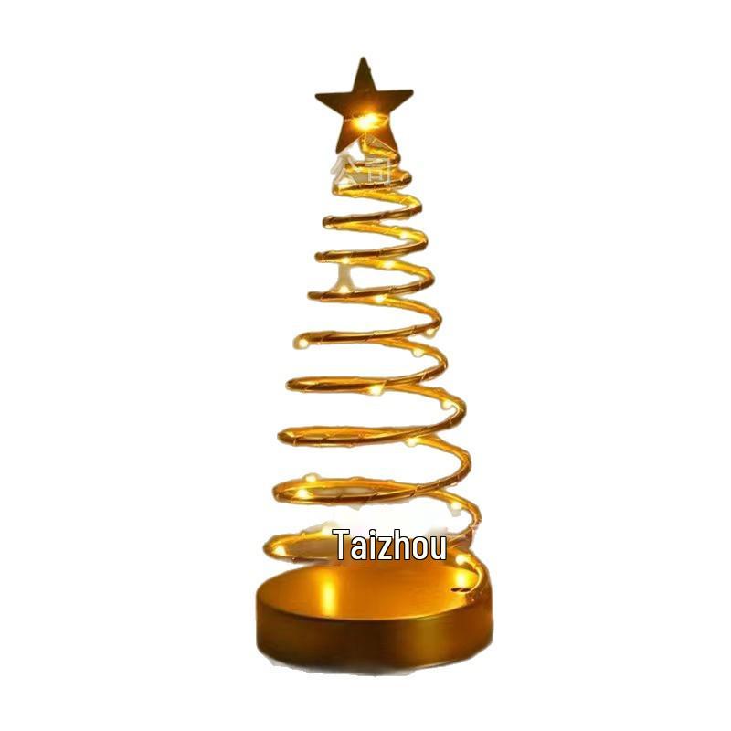 Starry Christmas Tree Lights: Wrought Iron Holiday Night Light Ornaments for Festive Room Decoration Spiral Star Light
Starry Christmas Tree Lights: Wrought Iron Holiday Night Light Ornaments for Festive Room Decoration Spiral Star Light