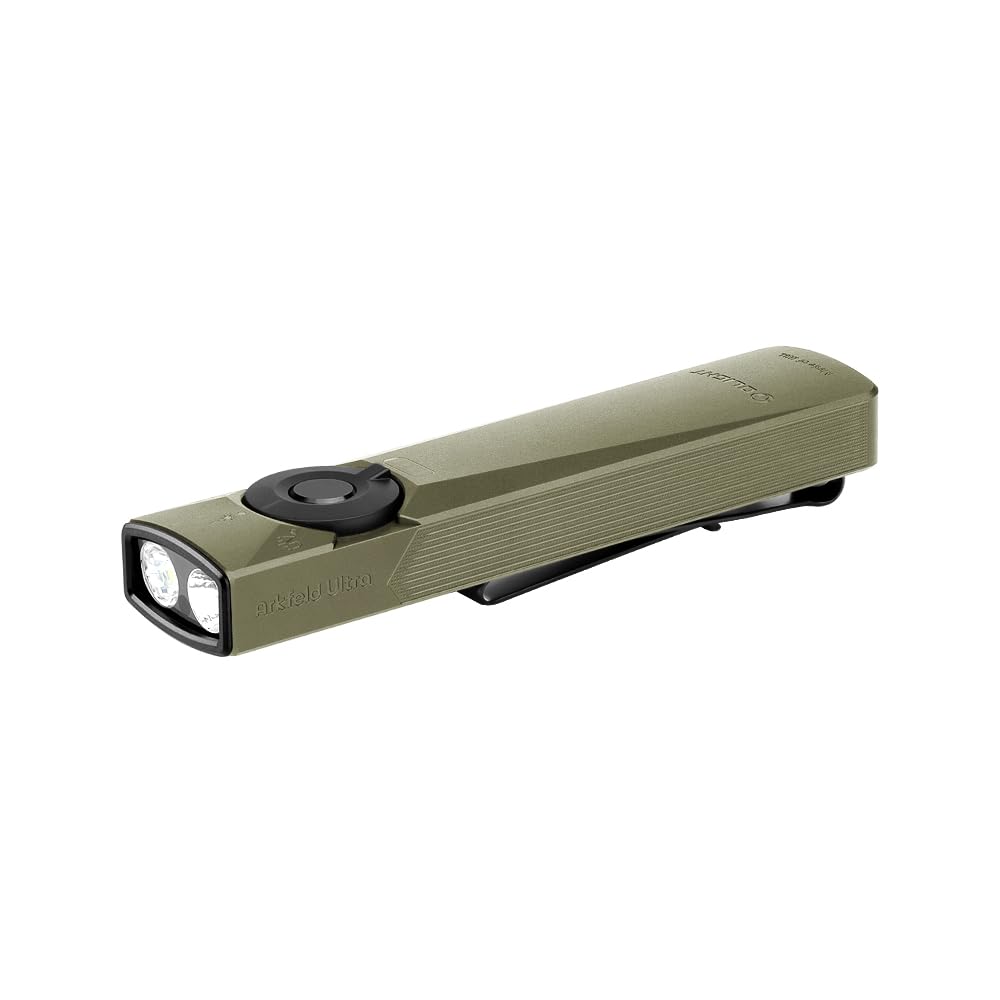 OLIGHT Arkfeld Ultra Flashlight Blacklight EDC Flashlight 1400 люменов Зеленый световой поток Тройной источник света Плоский тип Прочный материал IPX7
OLIGHT Arkfeld Ultra Flashlight Blacklight EDC Flashlight 1400 люменов Зеленый световой поток Тройной источник света Плоский тип Прочный материал IPX7