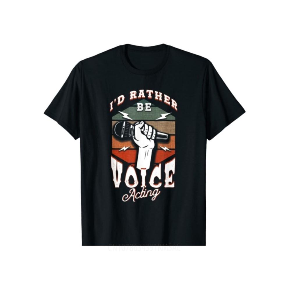 Humor Id Rather Be Voice Acting Voiceover Men T Shirt Streetwear Harajuku T-shirt Hip Hop Tshirt Simple Graphic Tee Cool Funny S чорний
Humor Id Rather Be Voice Acting Voiceover Men T Shirt Streetwear Harajuku T-shirt Hip Hop Tshirt Simple Graphic Tee Cool Funny S чорний
