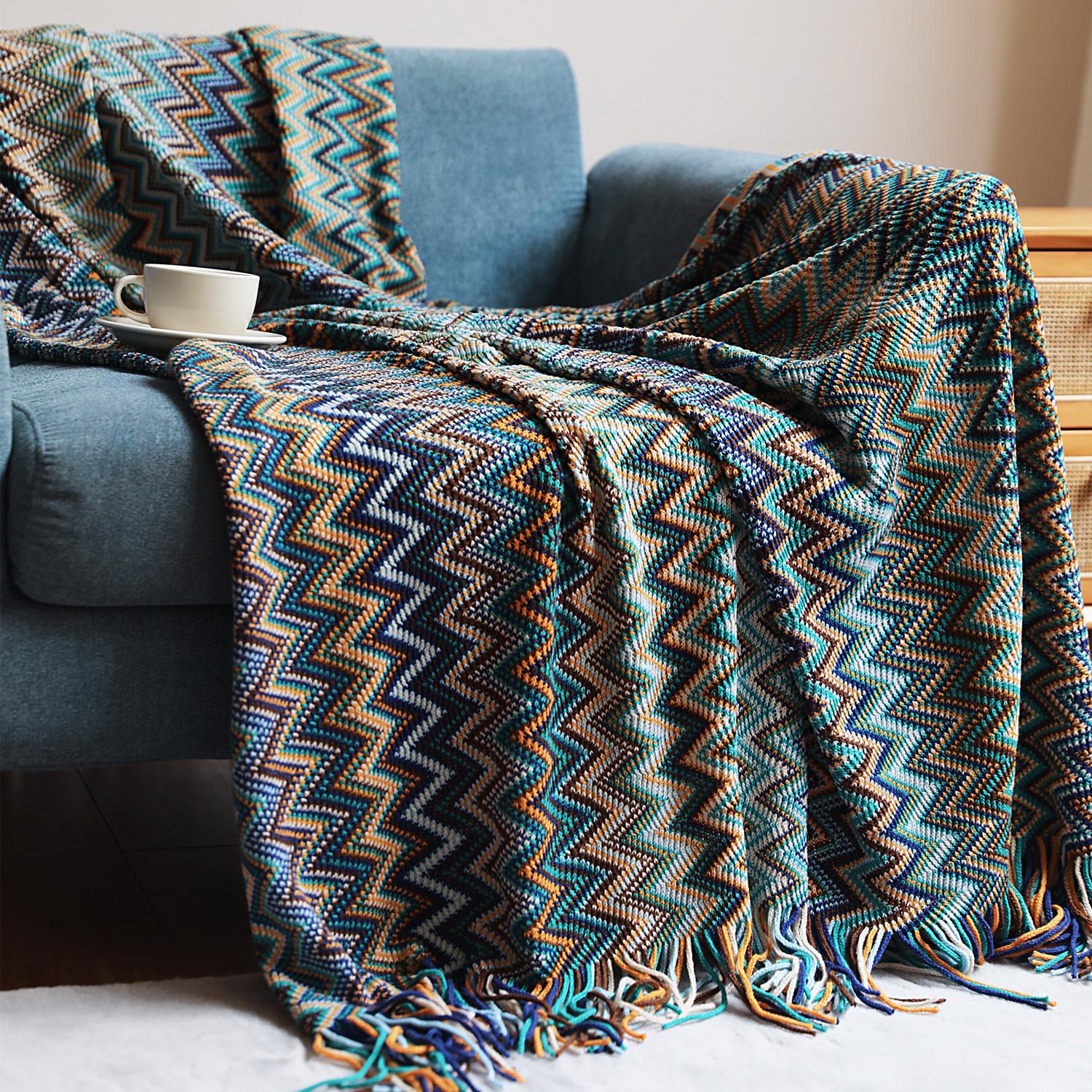 Bohemian Sofa Blanket Blanket Summer Knitted Blanket Office Nap Blanket Air Conditioning Blanket KTY 45*45CM Cushion Cover 180g синій
Bohemian Sofa Blanket Blanket Summer Knitted Blanket Office Nap Blanket Air Conditioning Blanket KTY 45*45CM Cushion Cover 180g синій