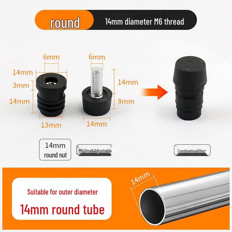 Adjustable M6 Thread Nut Plug
Adjustable M6 Thread Nut Plug