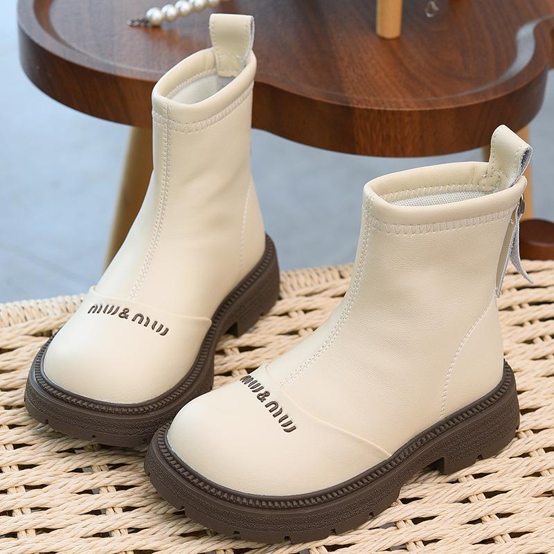 Girls Waterproof Leather Cotton Boots - Autumn/Winter 2025 Martin Style 37 EU (23.4 cm)
Girls Waterproof Leather Cotton Boots - Autumn/Winter 2025 Martin Style 37 EU (23.4 cm)