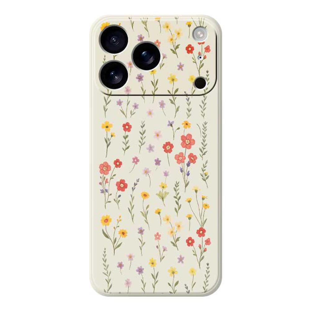 For iPhone 17 Pro Case Flowers and Grass Pattern Printing Straight Edge TPU Phone Back Cover Beige
For iPhone 17 Pro Case Flowers and Grass Pattern Printing Straight Edge TPU Phone Back Cover Beige