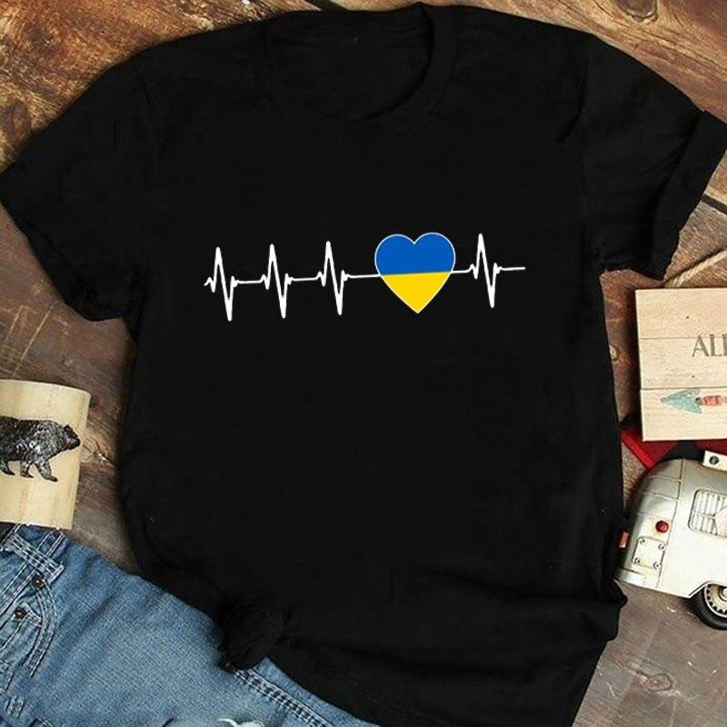 Україна Жіноча футболка Літня преміальна футболка з коротким рукавом Flag Classic Ukraine Gift Blue and Yellow Love Harajuku Female TShirt S
Україна Жіноча футболка Літня преміальна футболка з коротким рукавом Flag Classic Ukraine Gift Blue and Yellow Love Harajuku Female TShirt S