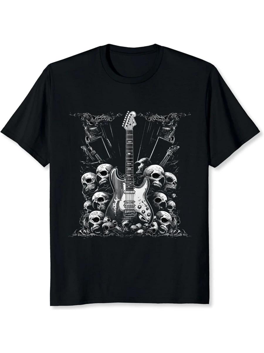 Guitar Skull Graphic Digital Printed T Shirt 220g 1Pcs Streetwear Men s Casual Short Sleeve 100 5XL різнокольоровий
Guitar Skull Graphic Digital Printed T Shirt 220g 1Pcs Streetwear Men s Casual Short Sleeve 100 5XL різнокольоровий
