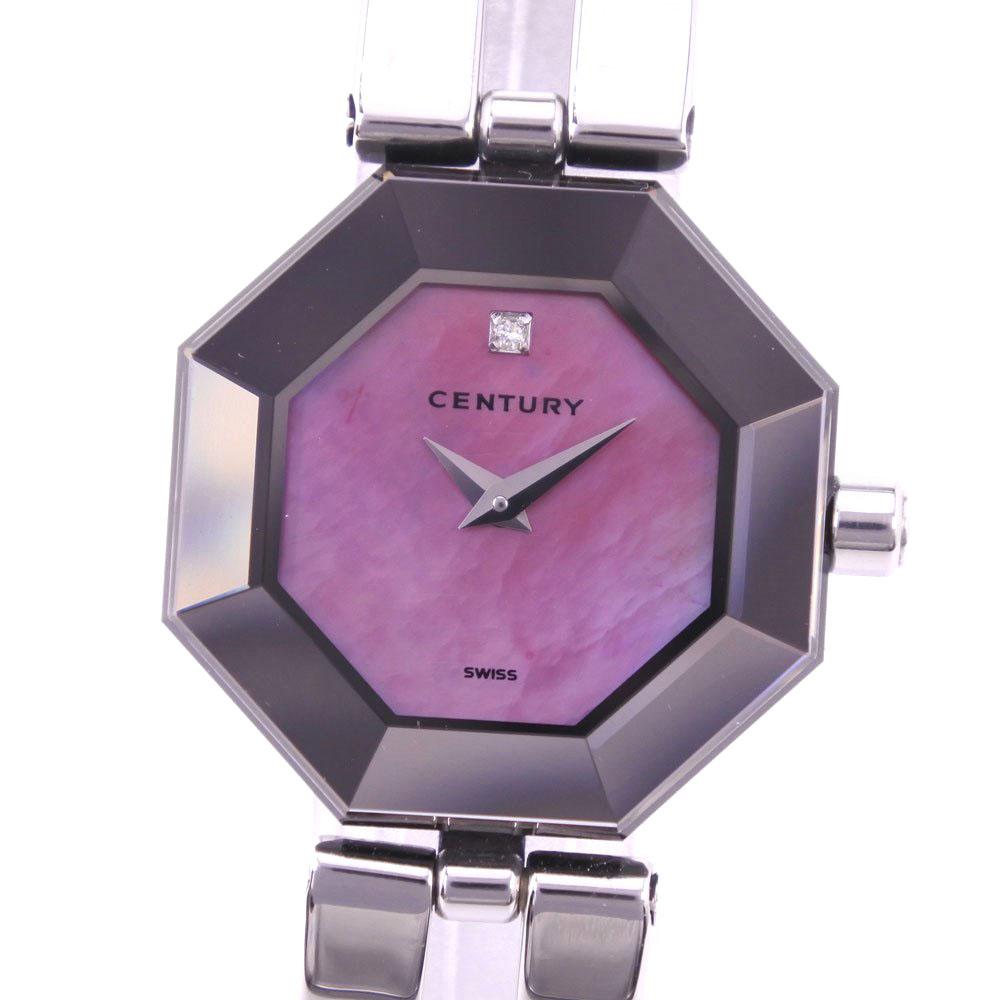 CENTURY Time gem Watches 802.7.S.35.11SB 1P diamond Pink shellDial Stainless Steel Quartz Women Used
CENTURY Time gem Watches 802.7.S.35.11SB 1P diamond Pink shellDial Stainless Steel Quartz Women Used