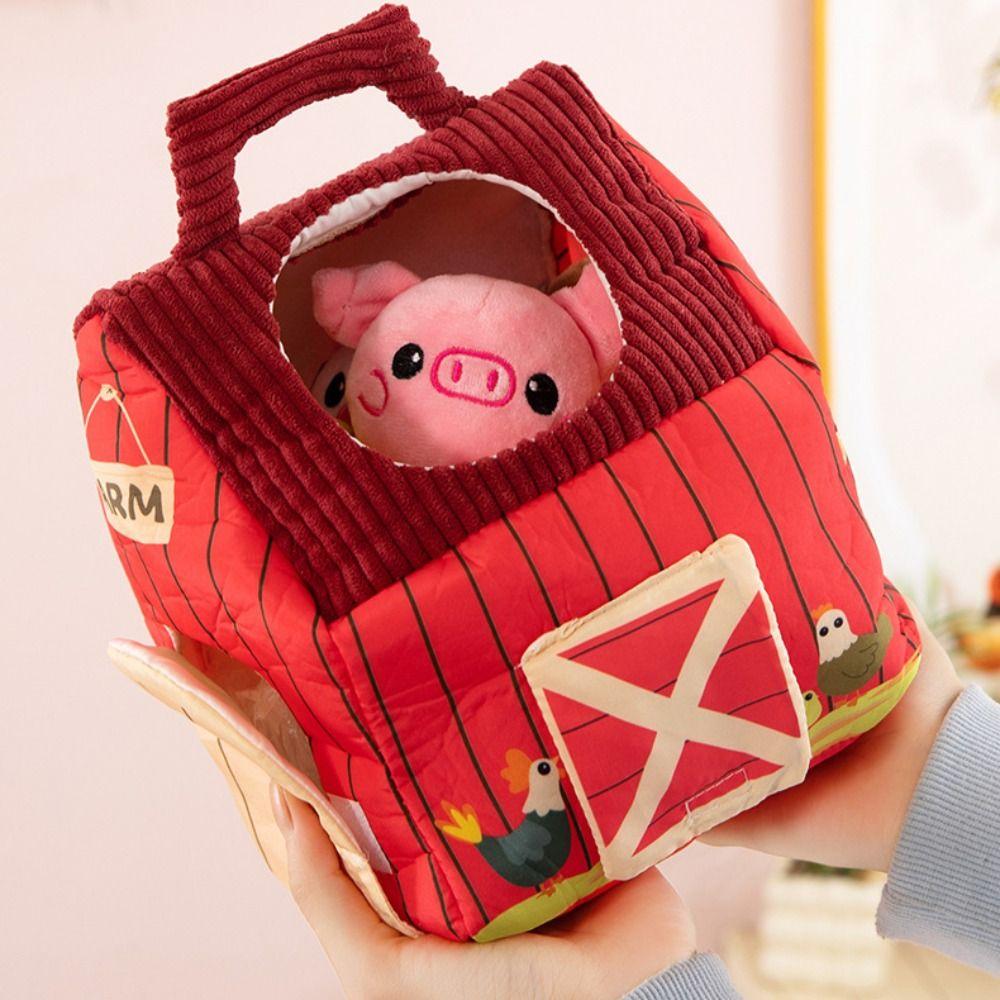 Animals Cognition Simulated Baby Plush Animals Toy PP Cotton Simulated Farm Animal Toy Kids Gifts 1set
Animals Cognition Simulated Baby Plush Animals Toy PP Cotton Simulated Farm Animal Toy Kids Gifts 1set