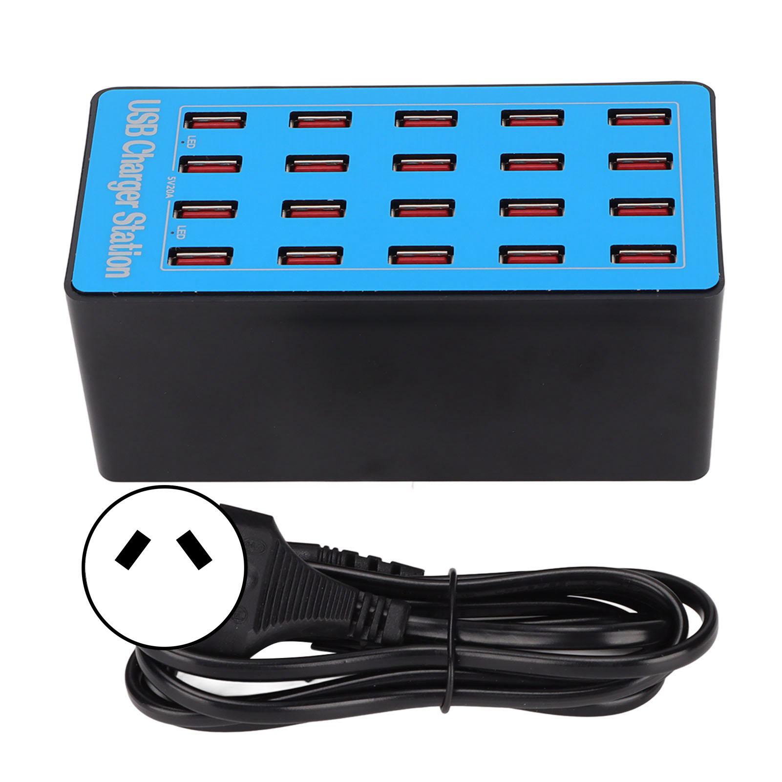 AnwintkA5+ USB быстрое зарядное устройство 5 В 20 А 100 Вт 20 портов USB концентратор зарядная станция с 50-градусным охлаждением EU Plug
AnwintkA5+ USB быстрое зарядное устройство 5 В 20 А 100 Вт 20 портов USB концентратор зарядная станция с 50-градусным охлаждением EU Plug