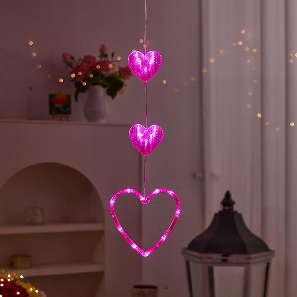 Creative Heart Curtain Fairy Light Beautiful Suction Cup Atmosphere Light Proposal Ceremony Style 7
Creative Heart Curtain Fairy Light Beautiful Suction Cup Atmosphere Light Proposal Ceremony Style 7
