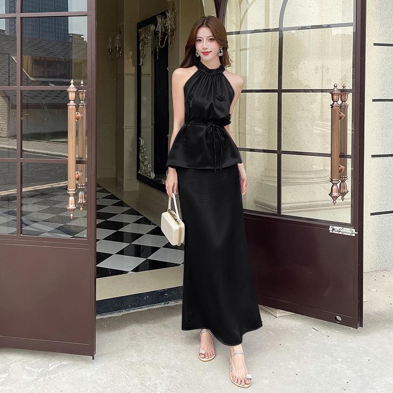 2026 Summer Fashion: Elegant Noblewoman Two-Piece Skirt Set Large чорний
2026 Summer Fashion: Elegant Noblewoman Two-Piece Skirt Set Large чорний