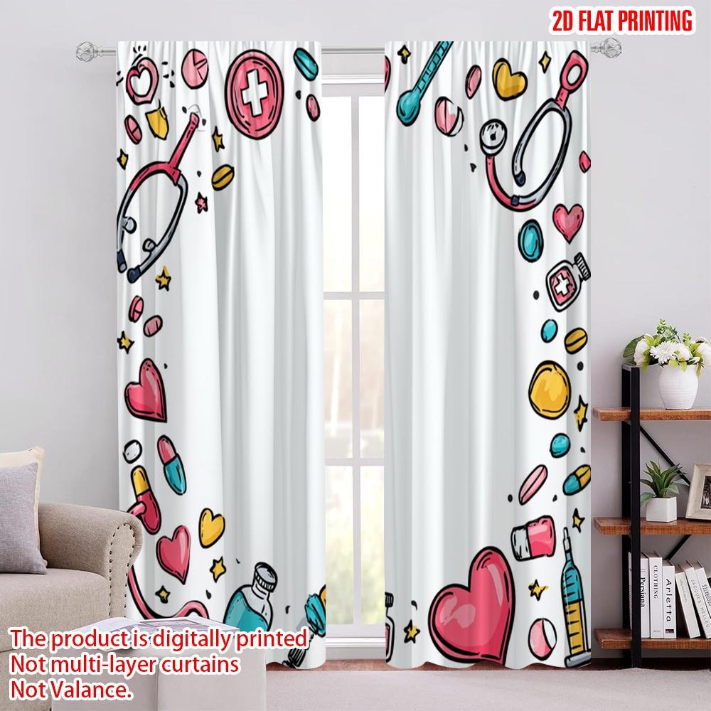 2pcs,2D plane printing Curtains&Window Treatment National Nurses Day Durable 100% Polyester Fabric (without rod) All Seasons Use 52.50 × 116.00 cm 2 pcs
2pcs,2D plane printing Curtains&Window Treatment National Nurses Day Durable 100% Polyester Fabric (without rod) All Seasons Use 52.50 × 116.00 cm 2 pcs