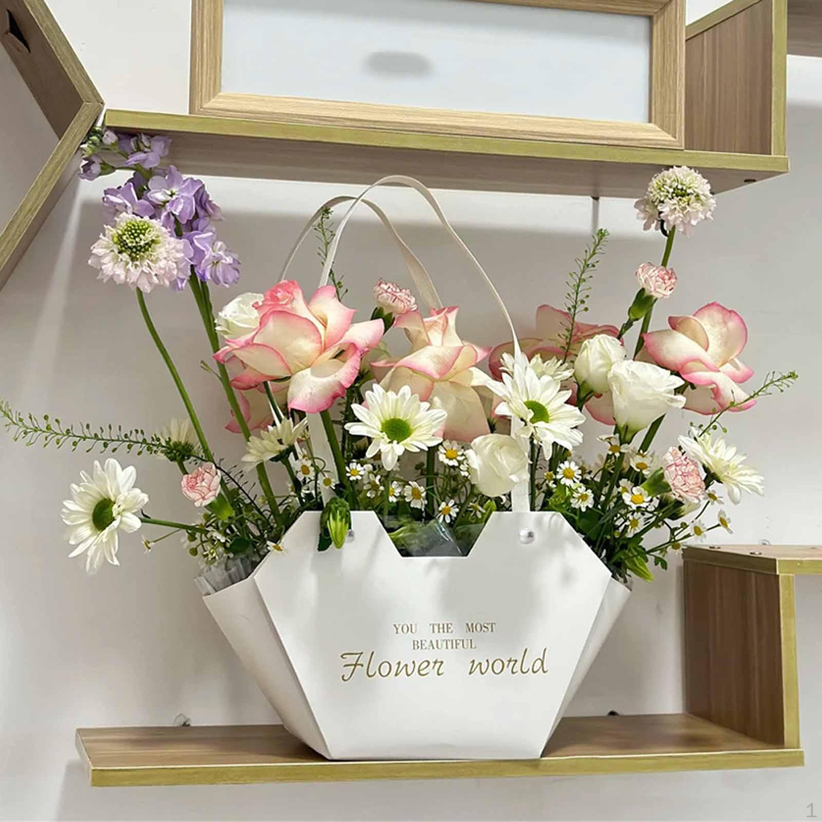 Flower Gift Bag Bouquet Carrier Paper Holidays Day Reusable Shower Birthday Decor Wedding with белый
Flower Gift Bag Bouquet Carrier Paper Holidays Day Reusable Shower Birthday Decor Wedding with белый