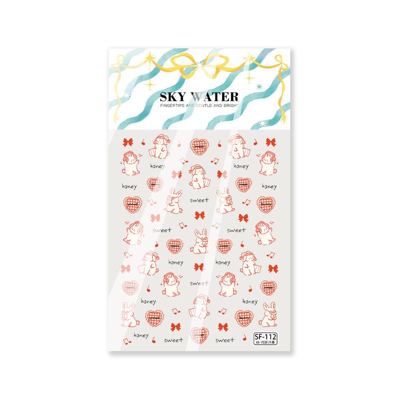 Embossed 3D Musical Rabbit Nail & Journal Stickers
Embossed 3D Musical Rabbit Nail & Journal Stickers