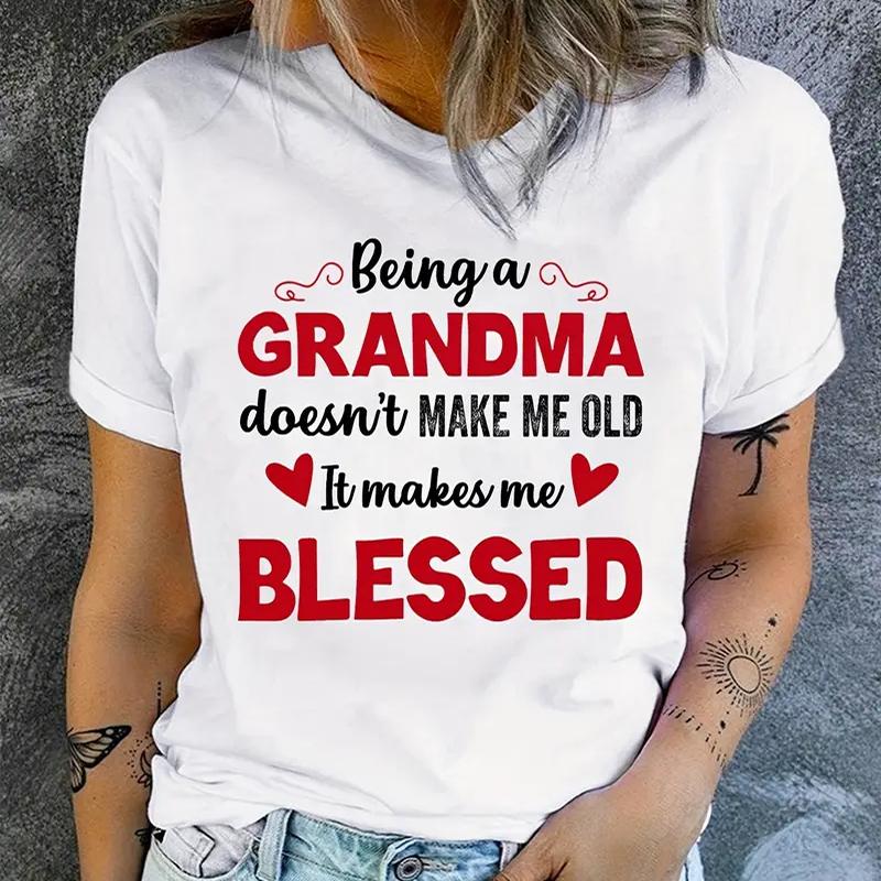 Женская летняя футболка с принтом Thank You Grandma, футболки с коротким рукавом, повседневные топы с принтом 8XL белый
Женская летняя футболка с принтом Thank You Grandma, футболки с коротким рукавом, повседневные топы с принтом 8XL белый