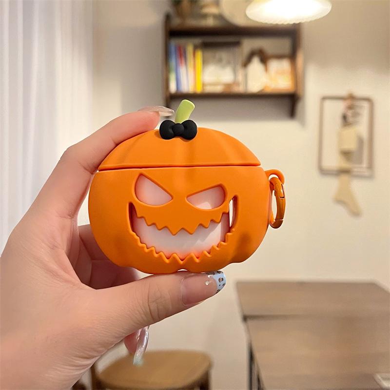 Halloween pumpkin for apple AirPods4 bluetooth wireless headset cover 1/2/3 generation pro2 silicone cute airpods 1/2 generation
Halloween pumpkin for apple AirPods4 bluetooth wireless headset cover 1/2/3 generation pro2 silicone cute airpods 1/2 generation