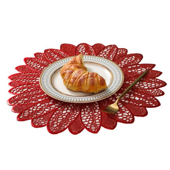 Talos 38 см подсолнечник теплоизоляционный коврик для чашки кофе и чая коврик для декора обеденного стола подставка для столовых приборов красный