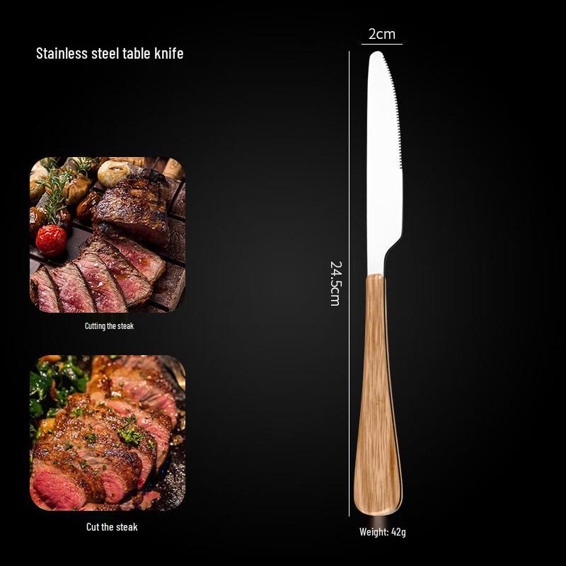 Wutuo Western Stainless Steel Cutlery Set
Wutuo Western Stainless Steel Cutlery Set