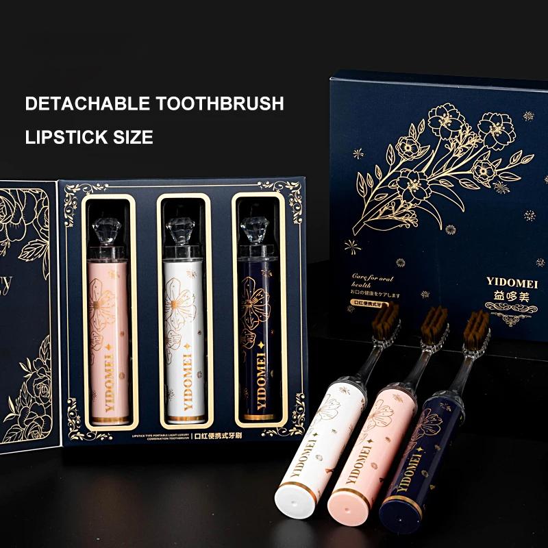 1/3 PCS Lipstick Shaped Toothbrushes Portable Folding Crystal Toothbrushes Cleaning Teeth and Oral Care for Travel and Gifts білий
1/3 PCS Lipstick Shaped Toothbrushes Portable Folding Crystal Toothbrushes Cleaning Teeth and Oral Care for Travel and Gifts білий