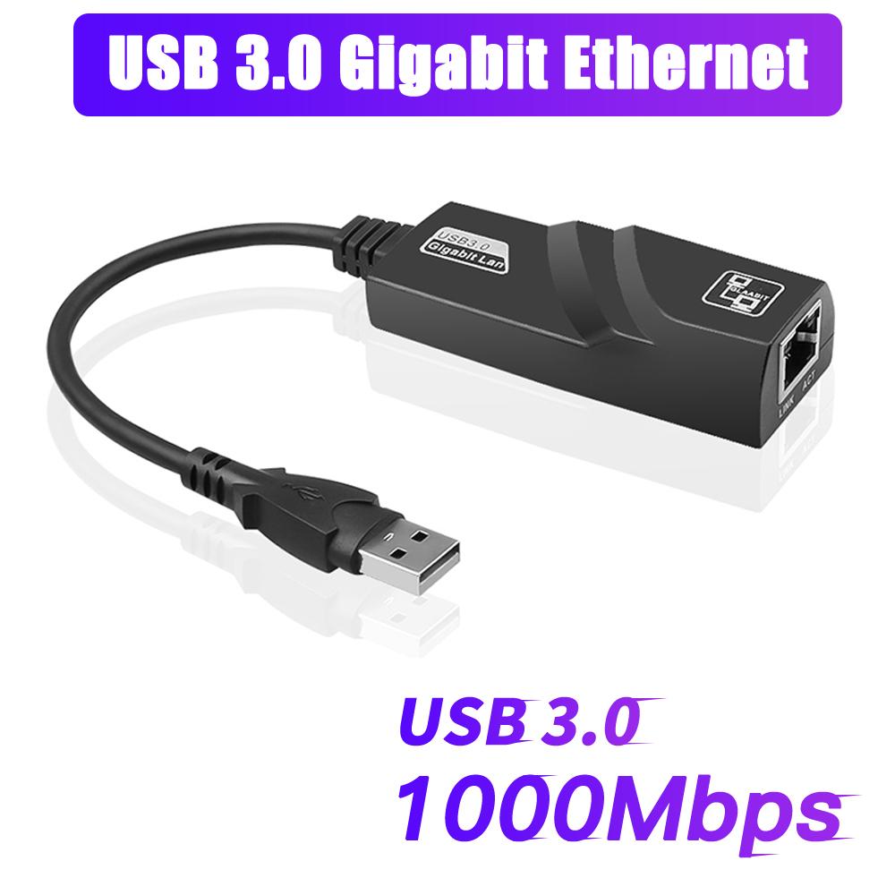 USB 3.0 Wired USB to RJ45 1000Mbps Gigabit LAN Ethernet Adapter RTL8153 Network Card Cable for Laptops PC
USB 3.0 Wired USB to RJ45 1000Mbps Gigabit LAN Ethernet Adapter RTL8153 Network Card Cable for Laptops PC