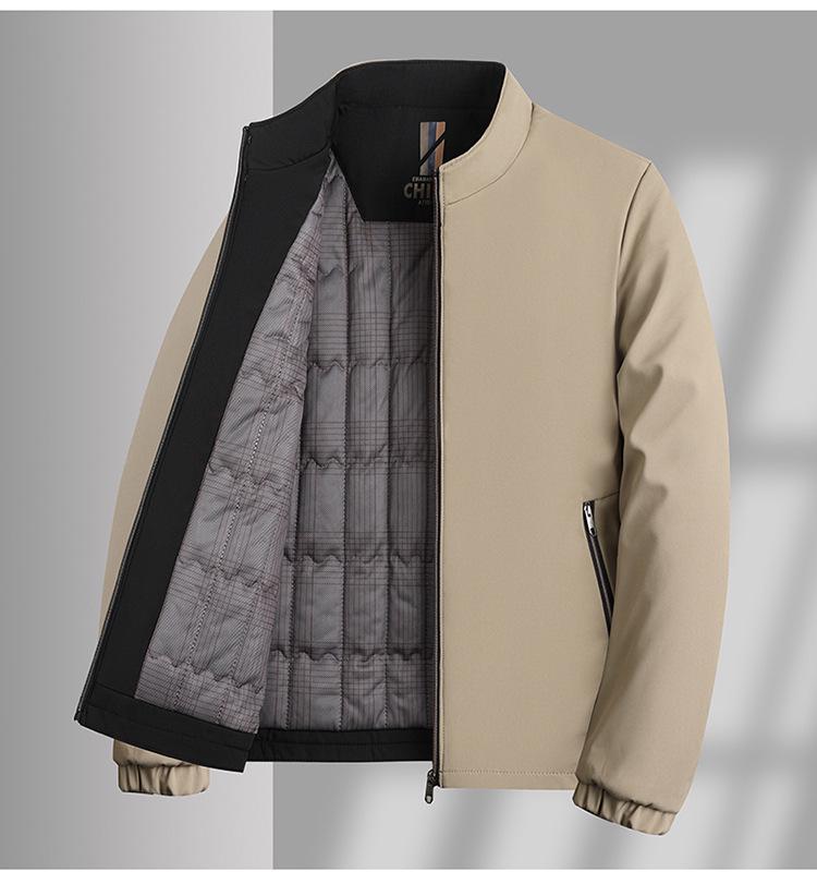 Men s Mid-Length Cotton Jacket - Autumn/Winter, Casual Business, Stand-Up Collar, Solid Color. Ideal for Middle-Aged Dads. 3XL хакі
Men s Mid-Length Cotton Jacket - Autumn/Winter, Casual Business, Stand-Up Collar, Solid Color. Ideal for Middle-Aged Dads. 3XL хакі