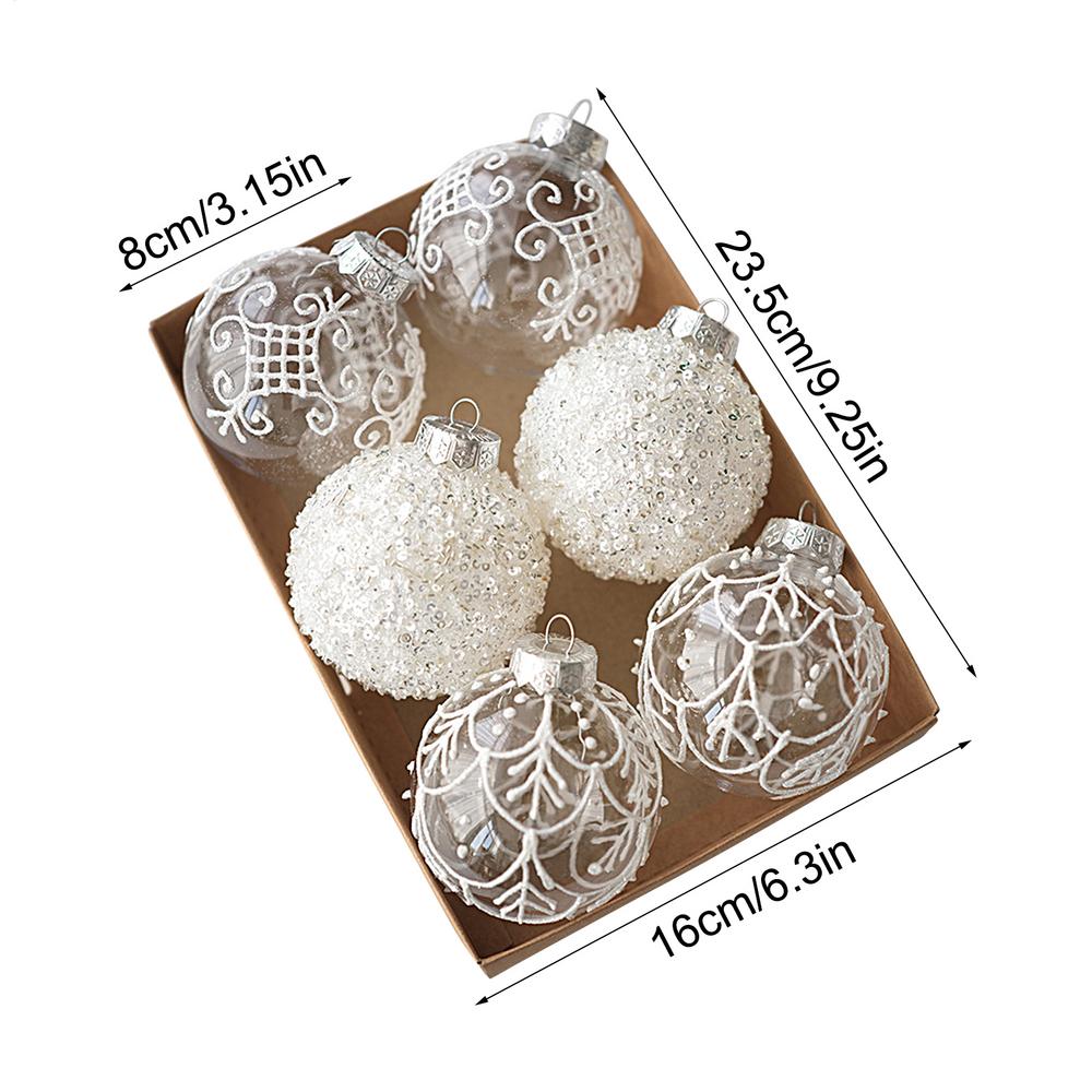 Christmas Tree Balls 6x Sequins Christmas Tree Ornaments 8cm/3.14inch Balls Tree Decorations Christmas Ornament Set For Tree белый
Christmas Tree Balls 6x Sequins Christmas Tree Ornaments 8cm/3.14inch Balls Tree Decorations Christmas Ornament Set For Tree белый