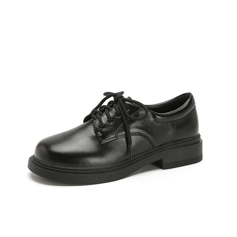 Genuine Leather Thick Sole Women s Shoes with Mid-mouth Lace-up Tie with Long Stockings Skirt for Daily Office Work and British Leather Shoes 35
Genuine Leather Thick Sole Women s Shoes with Mid-mouth Lace-up Tie with Long Stockings Skirt for Daily Office Work and British Leather Shoes 35