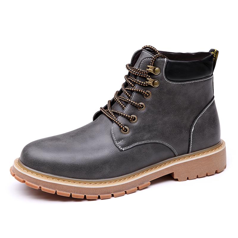 Мужские зимние ботинки Martin — корейский стиль, модные, теплые ботинки из коровьей кожи с бархатной подкладкой, британский ретро-дизайн 38
Мужские зимние ботинки Martin — корейский стиль, модные, теплые ботинки из коровьей кожи с бархатной подкладкой, британский ретро-дизайн 38