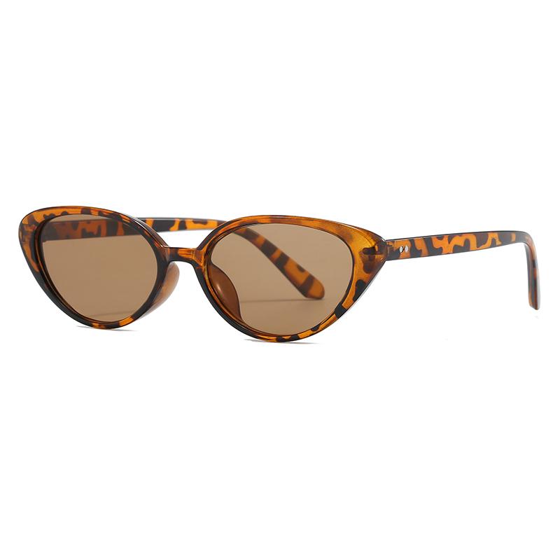 Vintage Y2K Small Cat Eye Women Sunglasses Female Trendy Brand Designer Rivet Eyewear Brown Black Lens Sun Glasses UV400
Vintage Y2K Small Cat Eye Women Sunglasses Female Trendy Brand Designer Rivet Eyewear Brown Black Lens Sun Glasses UV400
