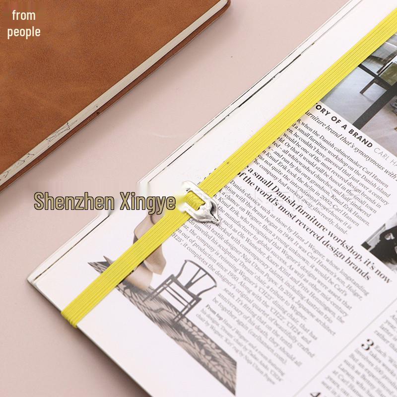 Elastic Band Bookmark with Stainless Steel Pointer - Precise, Markless Page Marker жовтий
Elastic Band Bookmark with Stainless Steel Pointer - Precise, Markless Page Marker жовтий
