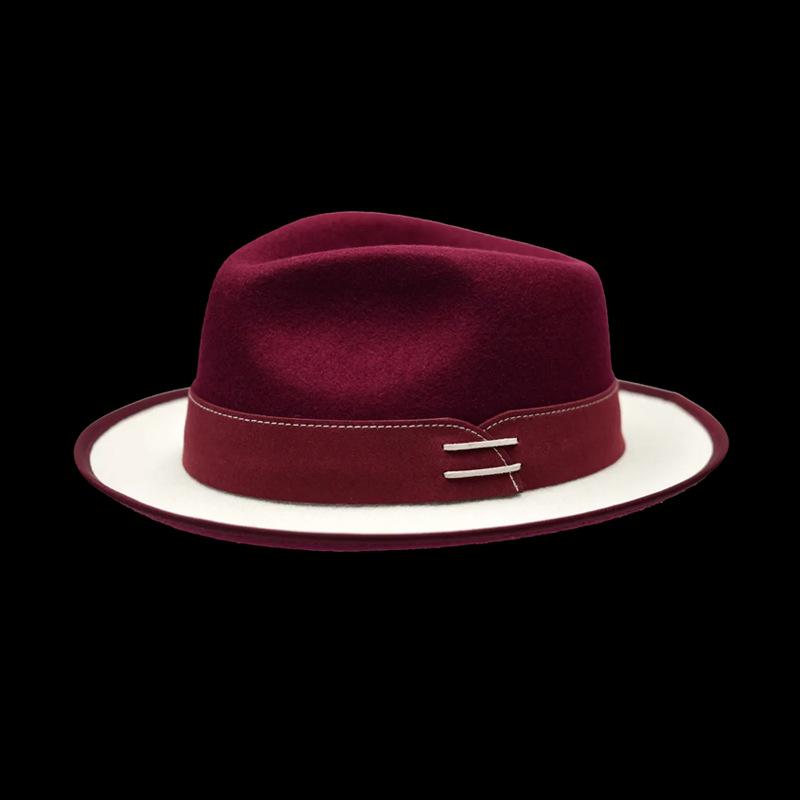 Autumn And Winter French Top Hat Color Matching Pure Wool Top Hat Fashion British Wool Hat Fedora adjustable
Autumn And Winter French Top Hat Color Matching Pure Wool Top Hat Fashion British Wool Hat Fedora adjustable