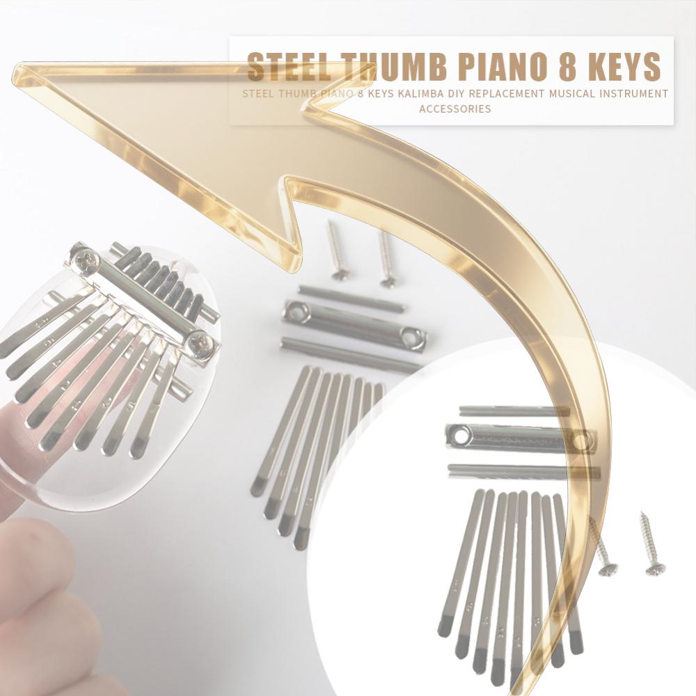 Thumb Piano Shrapnel Thumb Piano Repairing Parts Manganese Steel Thumb Piano Replacement 8 Keys Musical Instrument Accessories China Mainland
Thumb Piano Shrapnel Thumb Piano Repairing Parts Manganese Steel Thumb Piano Replacement 8 Keys Musical Instrument Accessories China Mainland