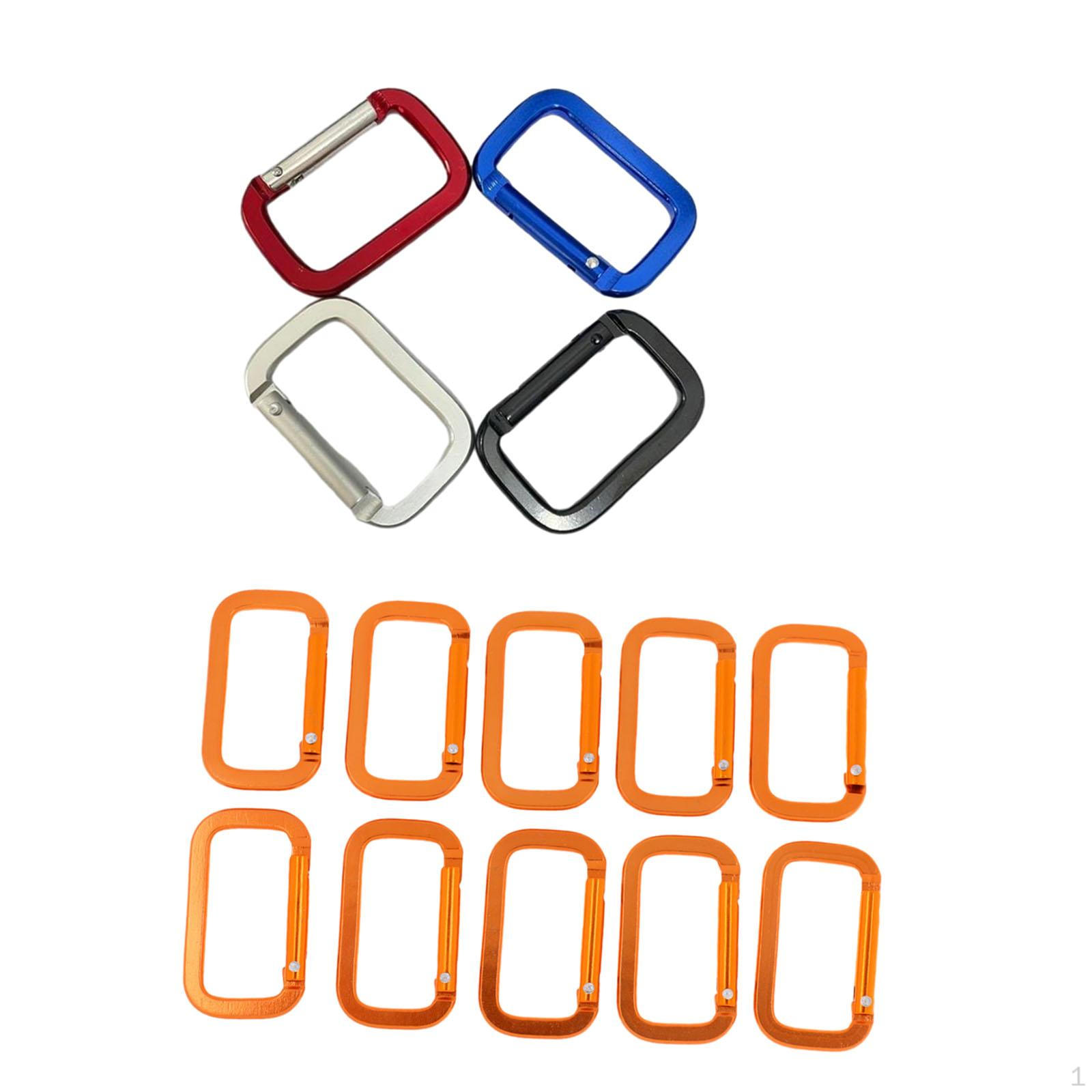 10 Pieces Rectangle Alloy Carabiner Climbing Backpack Camping Hiking Water Bottle Hooks Clips
10 Pieces Rectangle Alloy Carabiner Climbing Backpack Camping Hiking Water Bottle Hooks Clips