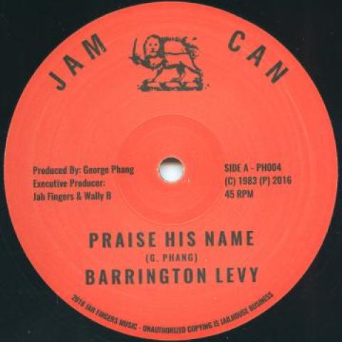 12inch Record BARRINGTON LEVY - Praise His Name / Version PH004 Jam Can/Jah Fin 1983 UK Reggae, Ska & Dub Used
12inch Record BARRINGTON LEVY - Praise His Name / Version PH004 Jam Can/Jah Fin 1983 UK Reggae, Ska & Dub Used