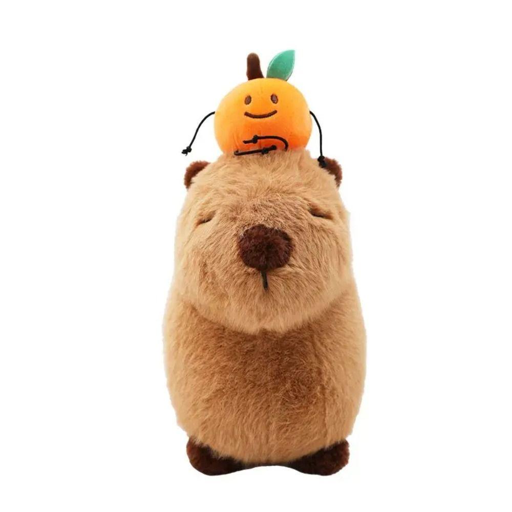 Capybara Anime Capybara Plush doll Plush Capybara Orange Headgear Plush Doll Kid Girl Boy Carrying fish
Capybara Anime Capybara Plush doll Plush Capybara Orange Headgear Plush Doll Kid Girl Boy Carrying fish