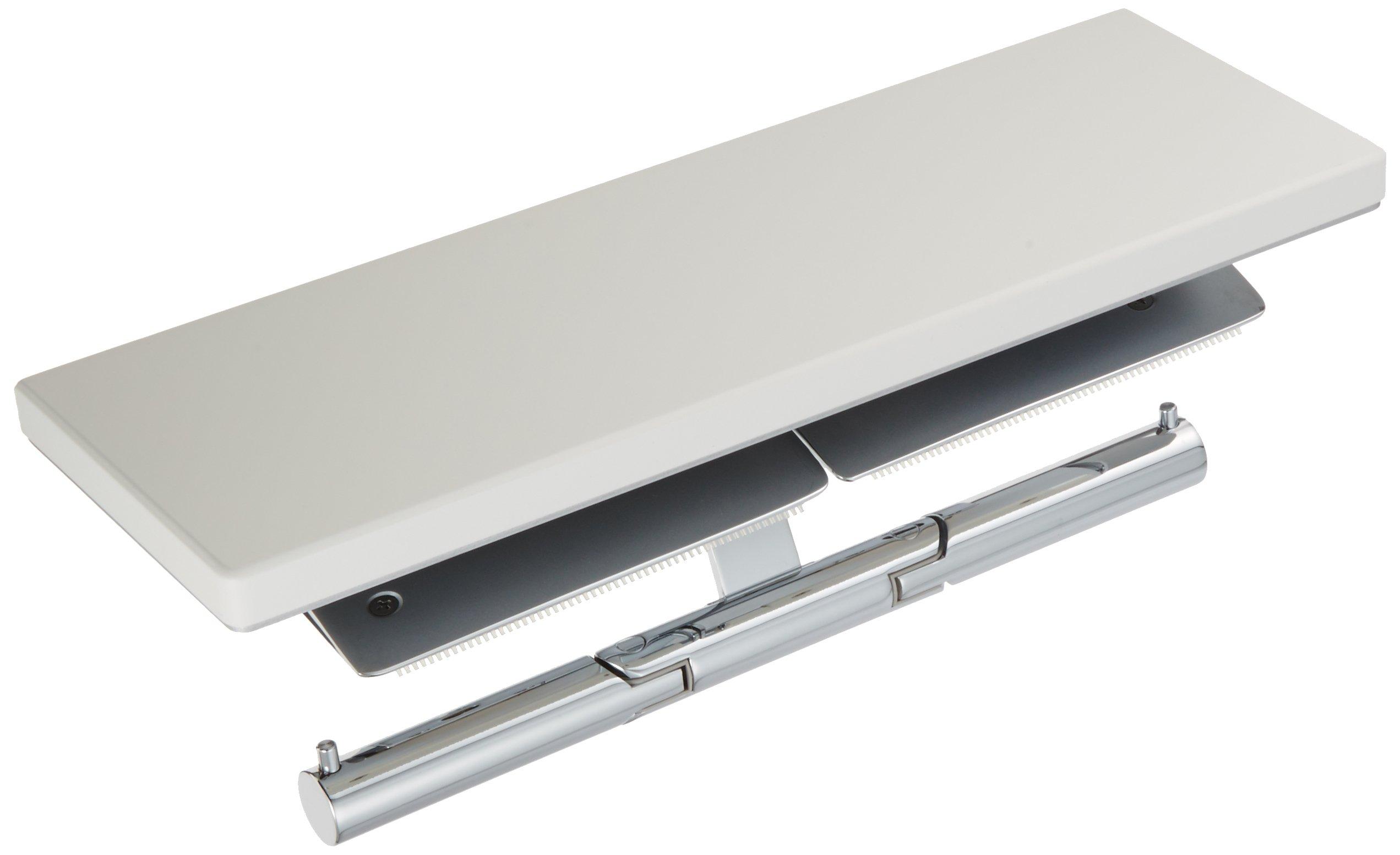 TOTO Double Paper Roller with Shelf Metal White Movable Core Rod (Natural Wood) YH63BKS#NW1
TOTO Double Paper Roller with Shelf Metal White Movable Core Rod (Natural Wood) YH63BKS#NW1
