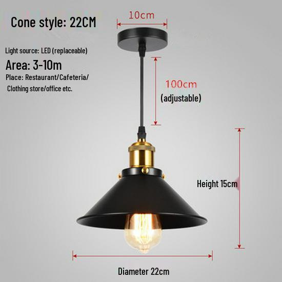 Индустриальная черная ретро железная люстра в стиле лофт - Современный одноламповый светильник для ресторана, бара или отеля. Without Light Source
Индустриальная черная ретро железная люстра в стиле лофт - Современный одноламповый светильник для ресторана, бара или отеля. Without Light Source