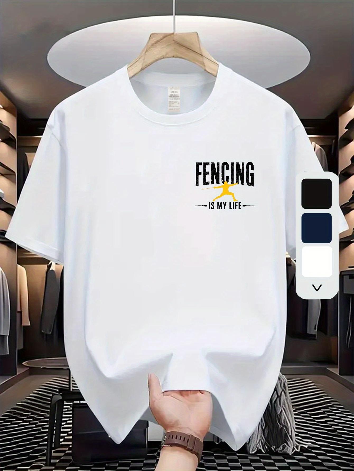7161 Cotton Blend T-shirt - Fencing is My Life Print S
7161 Cotton Blend T-shirt - Fencing is My Life Print S