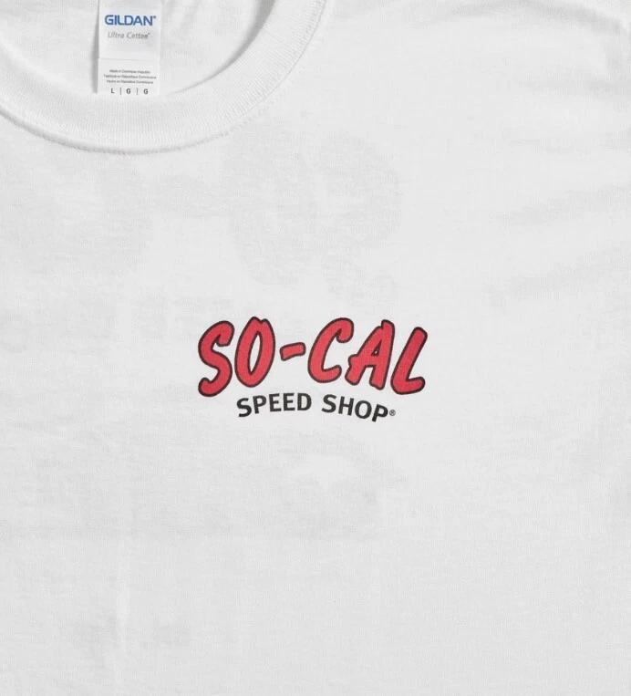 Men s So-Cal Speed Shop Roadster Est 1946 White Cotton T-Shirt L
Men s So-Cal Speed Shop Roadster Est 1946 White Cotton T-Shirt L