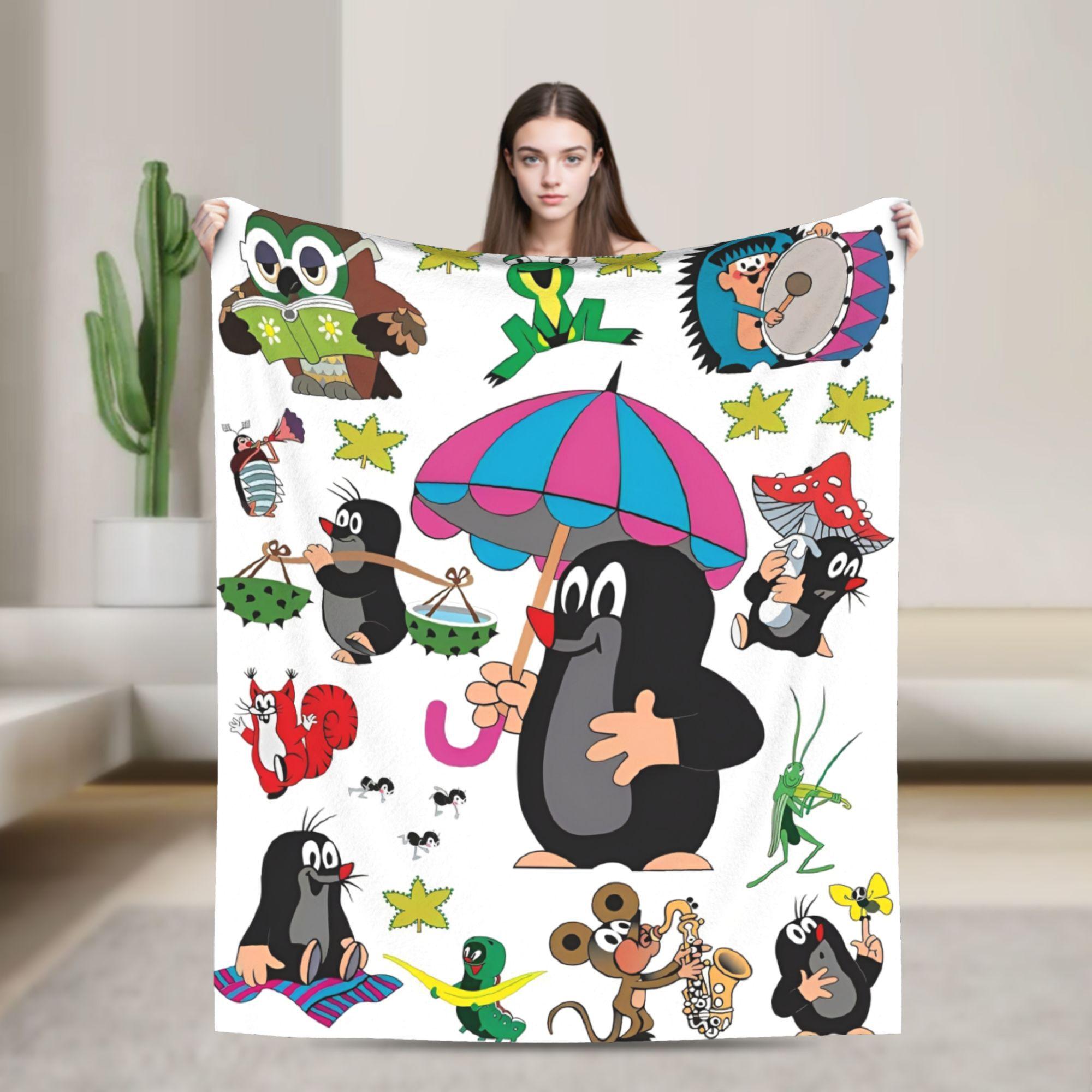 The Little Mole Krtek Blankets Cartoon Floral Flannel Throw Blanket Bedspread Decoration Ultra-Soft Warm Multifunction Rug Piece 50x60in
The Little Mole Krtek Blankets Cartoon Floral Flannel Throw Blanket Bedspread Decoration Ultra-Soft Warm Multifunction Rug Piece 50x60in