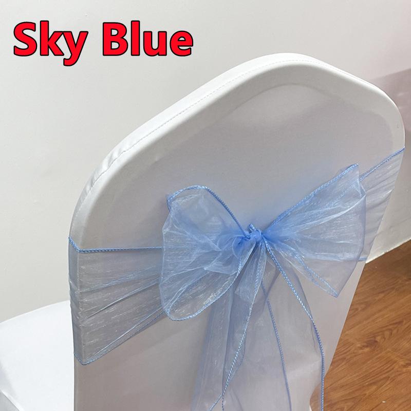 New Organza Chair Sashes Bows Wedding Chair Decoration Party Banquet Event Chair Sash Ribbon Tie Back Hotel Decoration Supplies
New Organza Chair Sashes Bows Wedding Chair Decoration Party Banquet Event Chair Sash Ribbon Tie Back Hotel Decoration Supplies