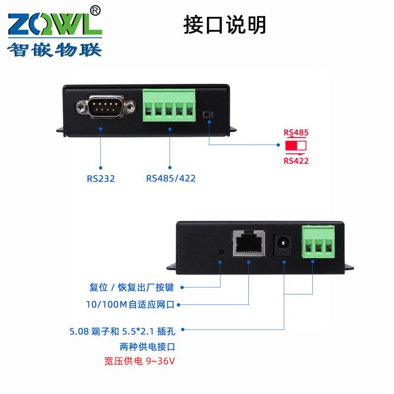 Smart Embedded IoT Serial to Ethernet Server with Modbus Gateway - GW1110YM Without Power Adapter
Smart Embedded IoT Serial to Ethernet Server with Modbus Gateway - GW1110YM Without Power Adapter