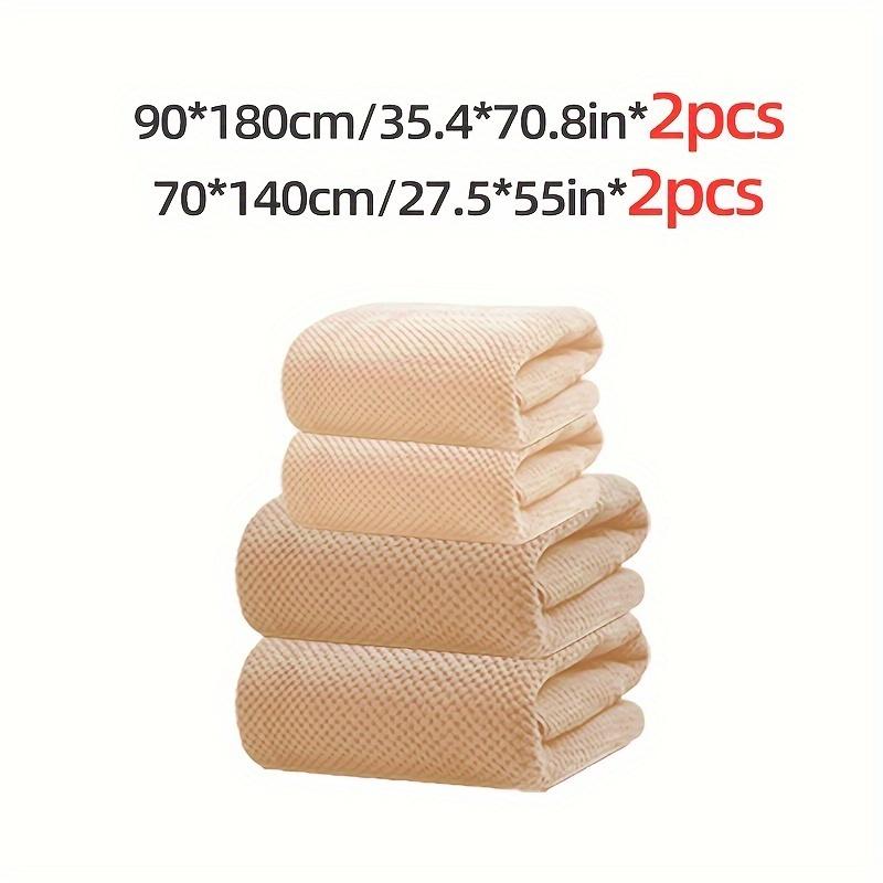 Набор из 4 шт. полотенец из микрофибры и кораллового вельвета для купания, фитнеса, ванной комнаты и спа : Впитывающий, Однотонный, Необходимый для ванной
Набор из 4 шт. полотенец из микрофибры и кораллового вельвета для купания, фитнеса, ванной комнаты и спа : Впитывающий, Однотонный, Необходимый для ванной