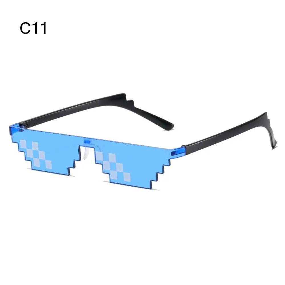NEW Design Funny Mosaic Goggles Thug Life Sun Eyeglasses Pixel Black Vintage Gamer Robot Sunglasses Birthday Party Cosplay Favors
NEW Design Funny Mosaic Goggles Thug Life Sun Eyeglasses Pixel Black Vintage Gamer Robot Sunglasses Birthday Party Cosplay Favors