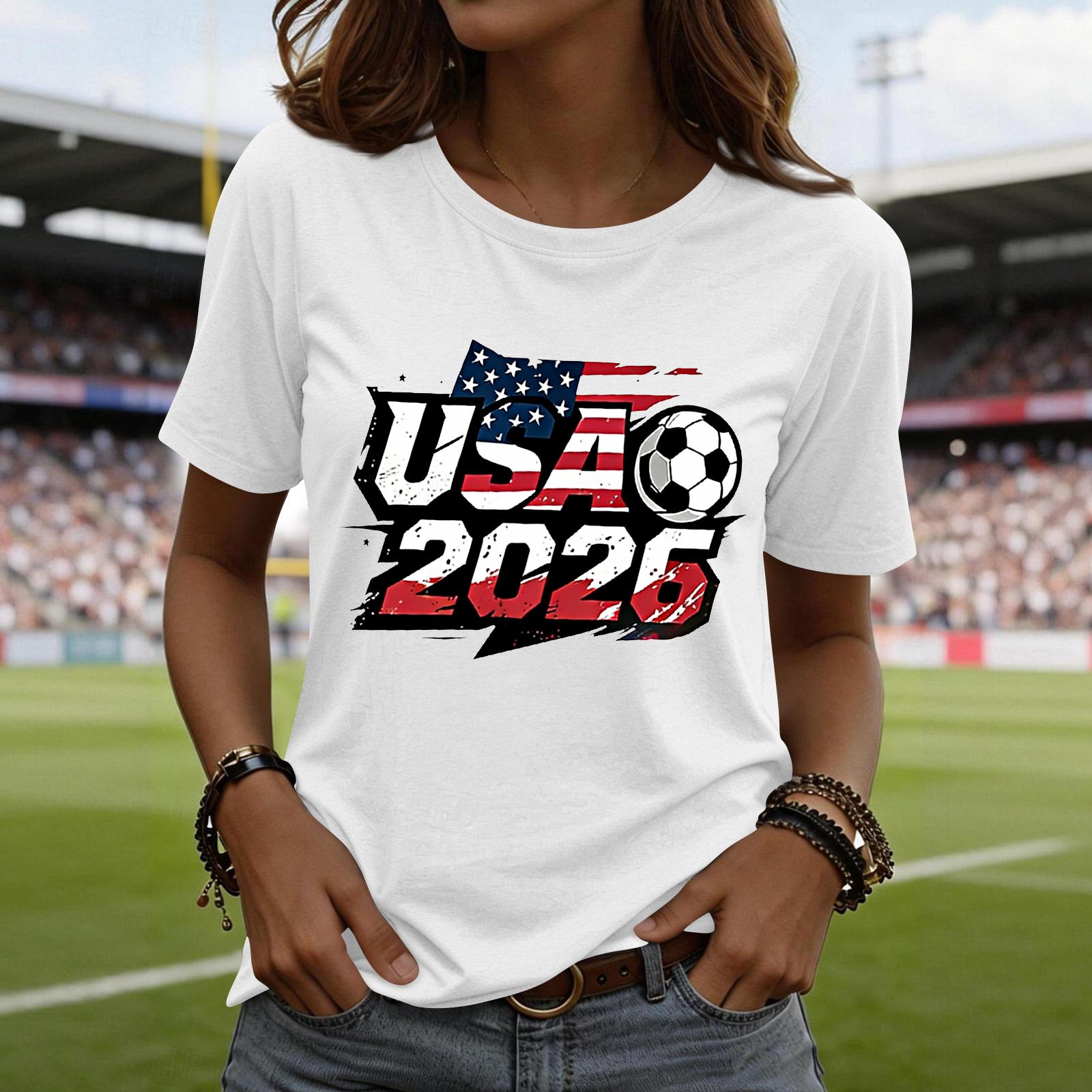 Women s Fashion Casual Printed Short Sleeve Round Neck Pullover Tops XL білий
Women s Fashion Casual Printed Short Sleeve Round Neck Pullover Tops XL білий